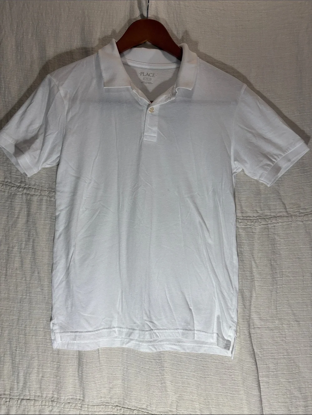 The Children's Place White Short-Sleeve Polo